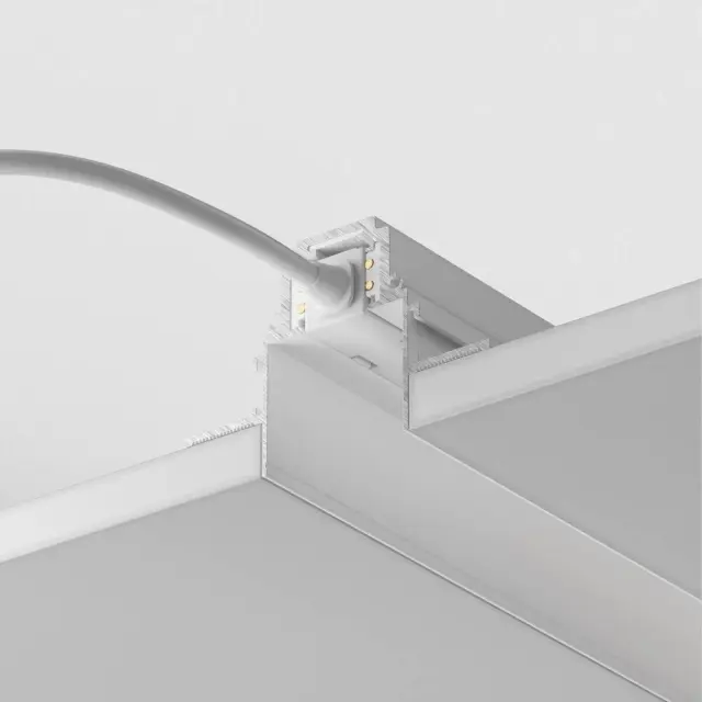 Шинопровод Maytoni MAGNETIC TRACK SYSTEM — магнитные, белый, ракурс 2