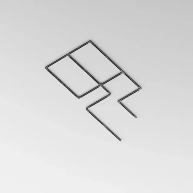 Шинопровод Maytoni BUSBUR TRUNKING — трехфазные, черный, ракурс 10