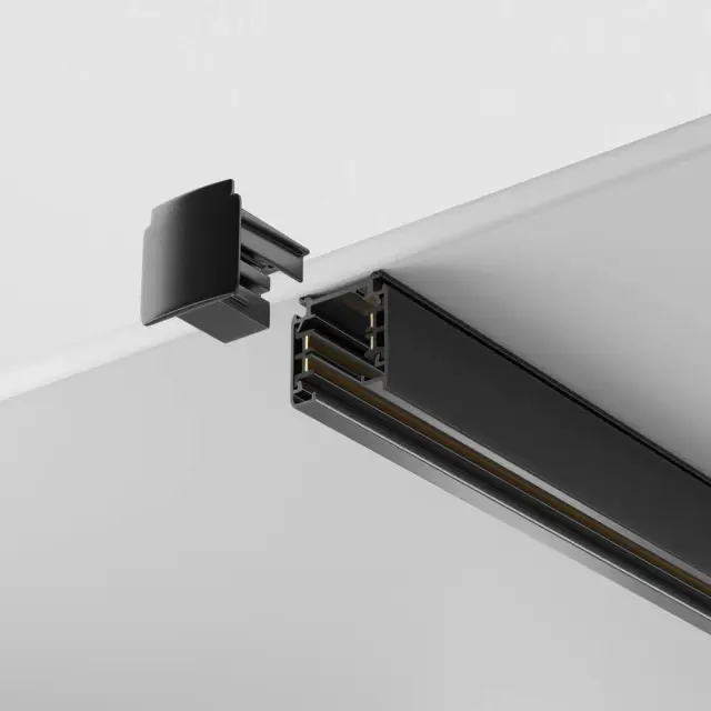 Шинопровод Maytoni BUSBUR TRUNKING — трехфазные, черный, ракурс 5