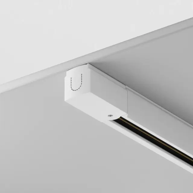 Шинопровод Maytoni BUSBUR TRUNKING — трехфазные, белый, ракурс 3