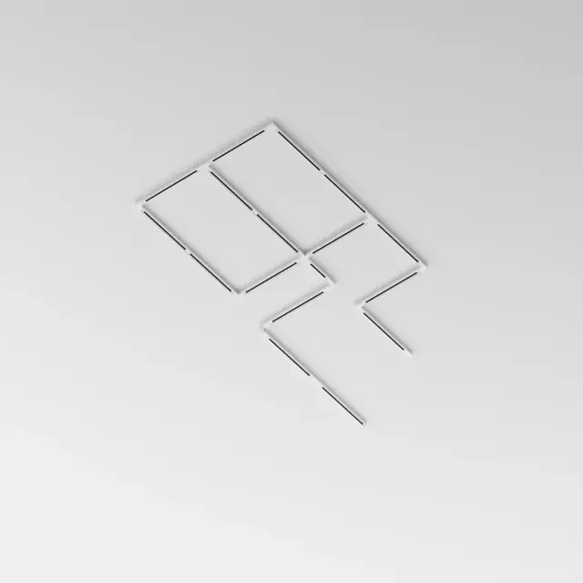 Шинопровод Maytoni BUSBUR TRUNKING — трехфазные, белый, ракурс 8