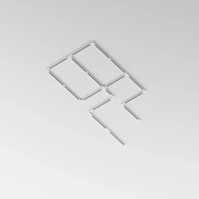 Шинопровод Maytoni BUSBUR TRUNKING — трехфазные, белый, ракурс 3