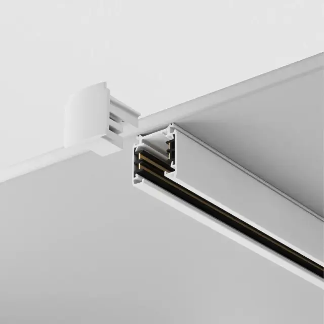 Шинопровод Maytoni BUSBUR TRUNKING — трехфазные, белый, ракурс 4
