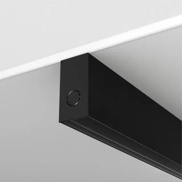 Шинопровод Maytoni ACCESSORIES FOR 20MM MAGNETIC TRACK SYSTEM EXILITY — магнитные, черный, ракурс 2
