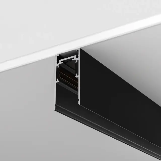 Шинопровод Maytoni ACCESSORIES FOR 20MM MAGNETIC TRACK SYSTEM EXILITY — магнитные, черный