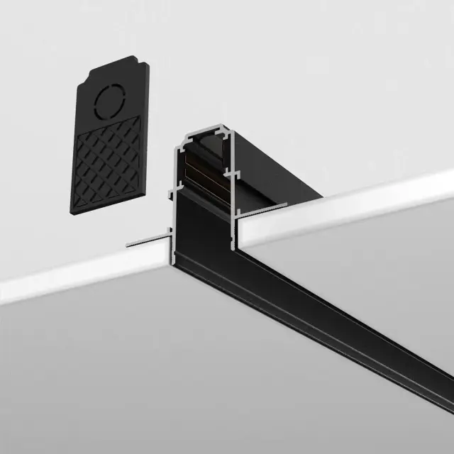Шинопровод Maytoni BUSBAR TRUNKINGS EXILITY — магнитные, черный, ракурс 3