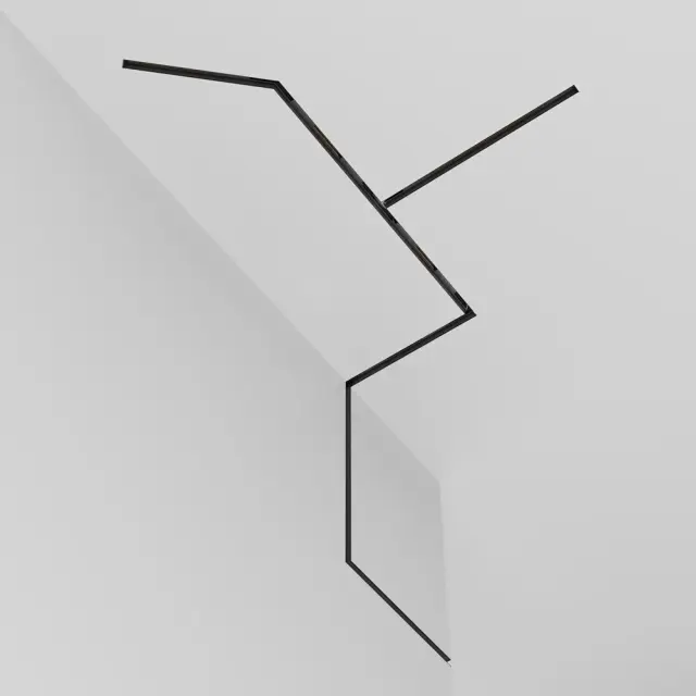 Шинопровод Maytoni ACCESSORIES FOR 20MM MAGNETIC TRACK SYSTEM EXILITY — магнитные, черный, ракурс 5