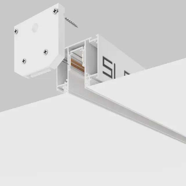 Шинопровод Maytoni BUSBAR TRUNKINGS EXILITY — магнитные, белый, ракурс 3