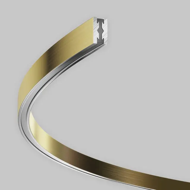 Шинопровод Maytoni BUSBAR TRUNKINGS FLARITY — магнитные, латунь