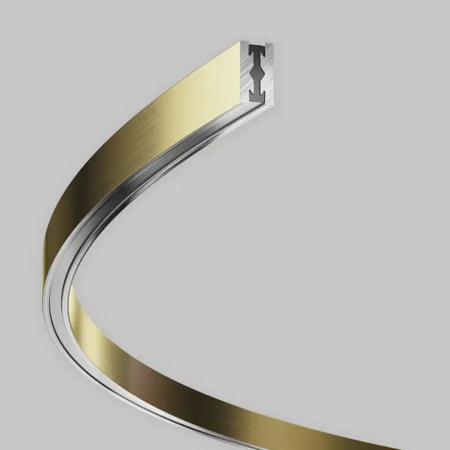 Шинопровод Maytoni BUSBAR TRUNKINGS FLARITY — магнитные, латунь