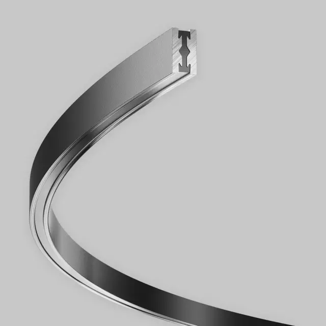 Шинопровод Maytoni BUSBAR TRUNKINGS FLARITY — магнитные, черный