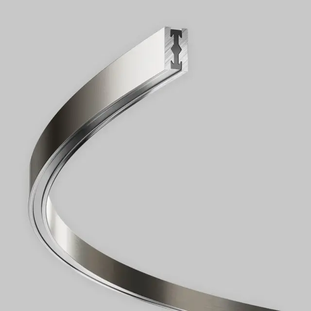 Шинопровод Maytoni BUSBAR TRUNKINGS FLARITY — магнитные, никель