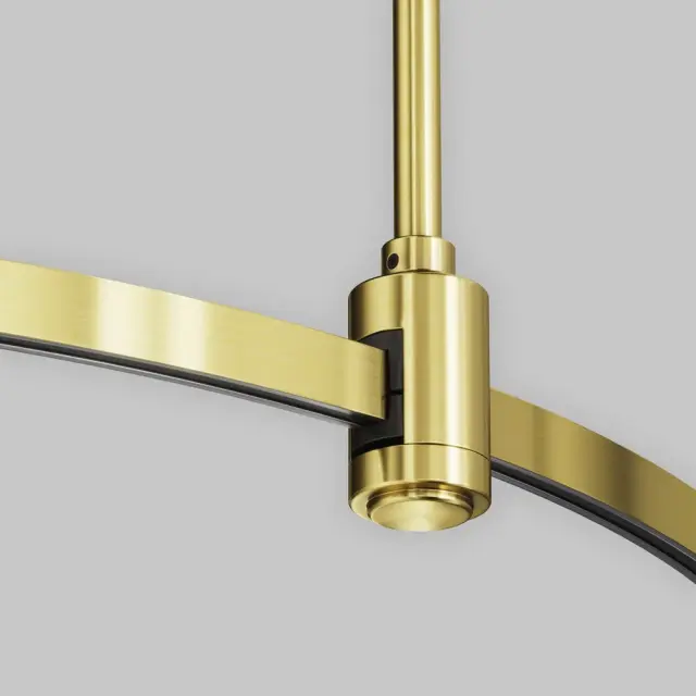 Шинопровод Maytoni BUSBAR TRUNKINGS FLARITY — магнитные, латунь, ракурс 2