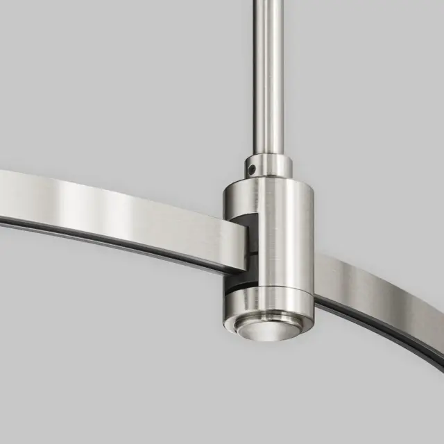 Шинопровод Maytoni BUSBAR TRUNKINGS FLARITY — магнитные, никель, ракурс 2