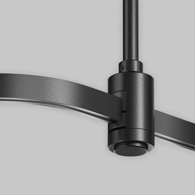 Коннектор Maytoni ACCESSORIES FOR TRACKS FLARITY — магнитные, черный, ракурс 2