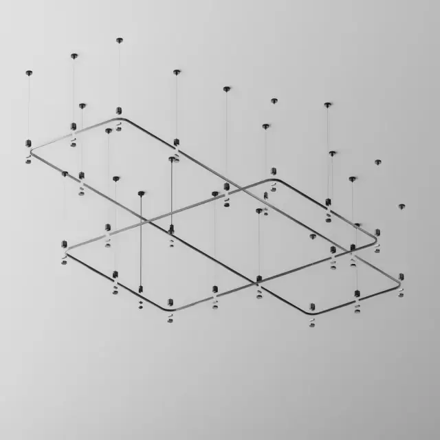Коннектор Maytoni ACCESSORIES FOR TRACKS FLARITY — магнитные, черный, ракурс 3
