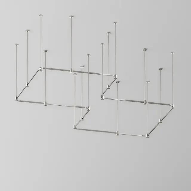 Коннектор Maytoni ACCESSORIES FOR TRACKS FLARITY — магнитные, никель, ракурс 5