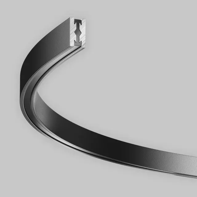 Шинопровод Maytoni BUSBAR TRUNKINGS FLARITY — магнитные, черный