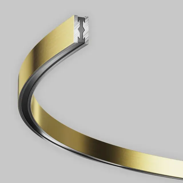 Шинопровод Maytoni BUSBAR TRUNKINGS FLARITY — магнитные, латунь