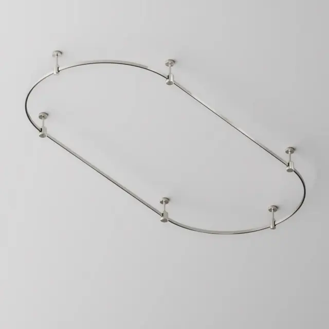 Шинопровод Maytoni BUSBAR TRUNKINGS FLARITY — магнитные, никель, ракурс 5