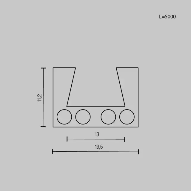 Шинопровод Maytoni BUSBAR TRUNKINGS ELASITY — магнитные, черный, ракурс 4