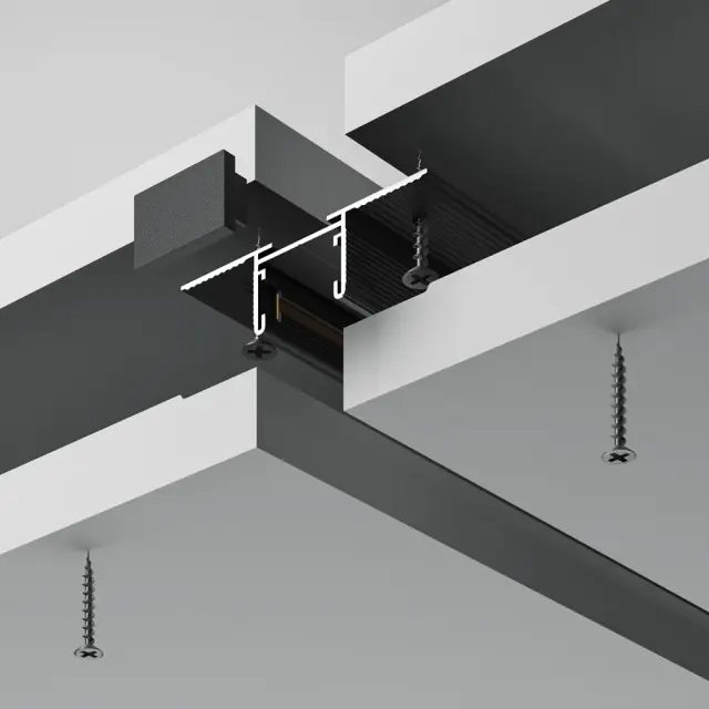 Шинопровод Maytoni BUSBAR TRUNKINGS BASITY — магнитные, черный, ракурс 3
