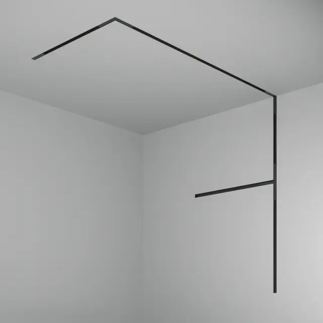 Шинопровод Maytoni BUSBAR TRUNKINGS BASITY — магнитные, черный, ракурс 5