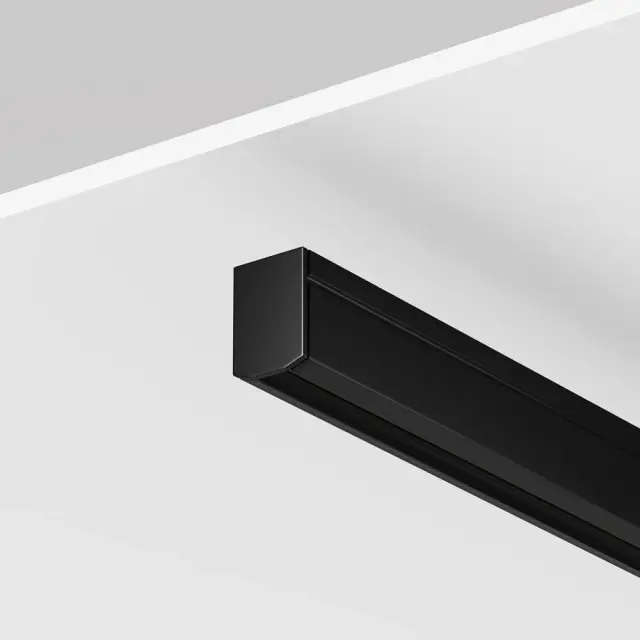 Шинопровод Maytoni BUSBAR TRUNKINGS LEVITY — магнитные, черный, ракурс 2
