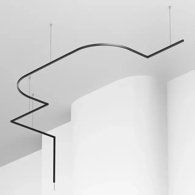 Шинопровод Maytoni BUSBAR TRUNKINGS LEVITY — магнитные, черный, ракурс 5