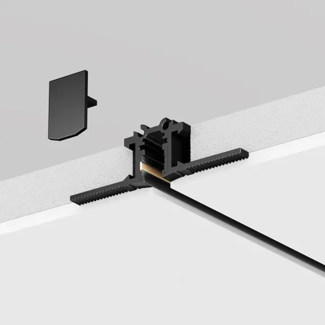 Шинопровод Maytoni BUSBAR TRUNKINGS LEVITY — магнитные, черный, ракурс 3