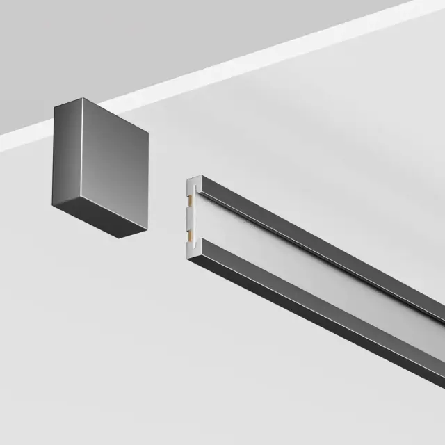 Шинопровод Maytoni BUSBAR TRUNKINGS FLEXITY — магнитные, черный, ракурс 3