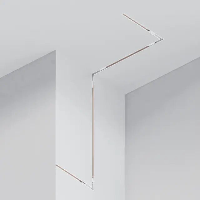 Шинопровод Maytoni BUSBAR TRUNKINGS EXILITY — магнитные, белый, ракурс 6