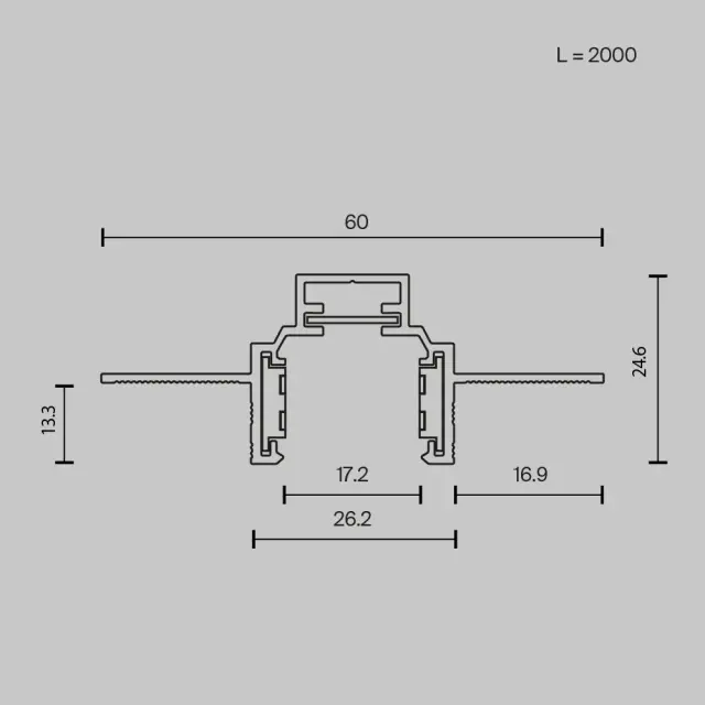 Шинопровод Maytoni BUSBAR TRUNKINGS EXILITY — магнитные, белый, ракурс 7