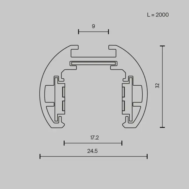 Шинопровод Maytoni BUSBAR TRUNKINGS EXILITY — магнитные, белый, ракурс 7