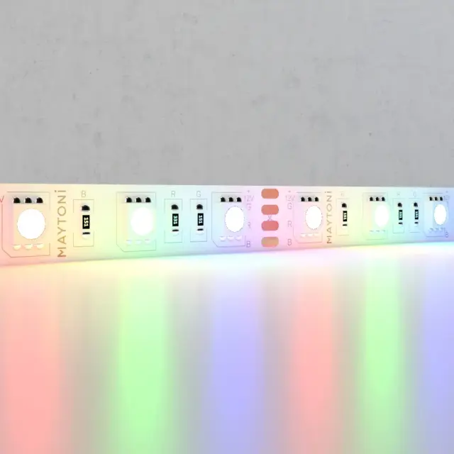 Светодиодная лента 12В 5050 14,4Вт/м Цветная (RGB) 5м IP20