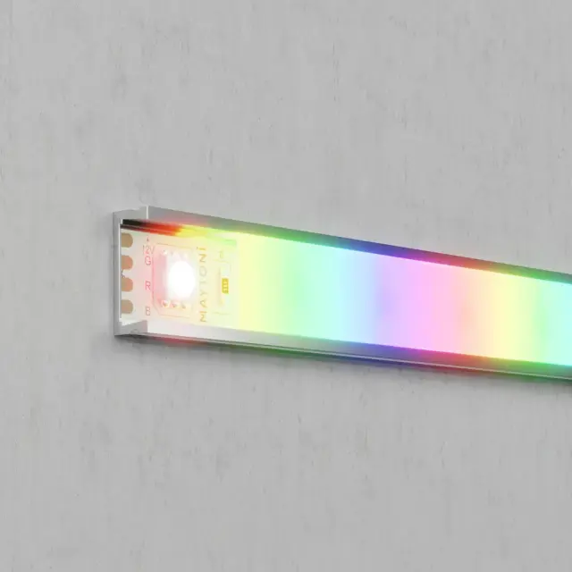 Светодиодная лента 12В 5050 14,4Вт/м Цветная (RGB) 5м IP20, ракурс 4