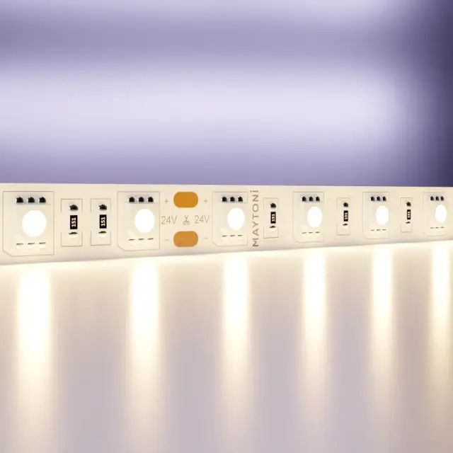 Светодиодная лента 24В 5050 14,4Вт/м 3000K 5м IP20