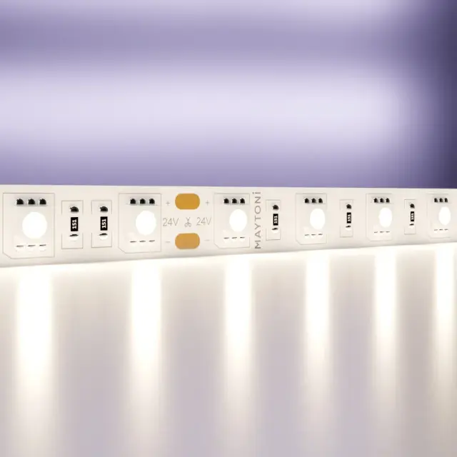 Светодиодная лента 24В 5050 14,4Вт/м 4000K 5м IP20