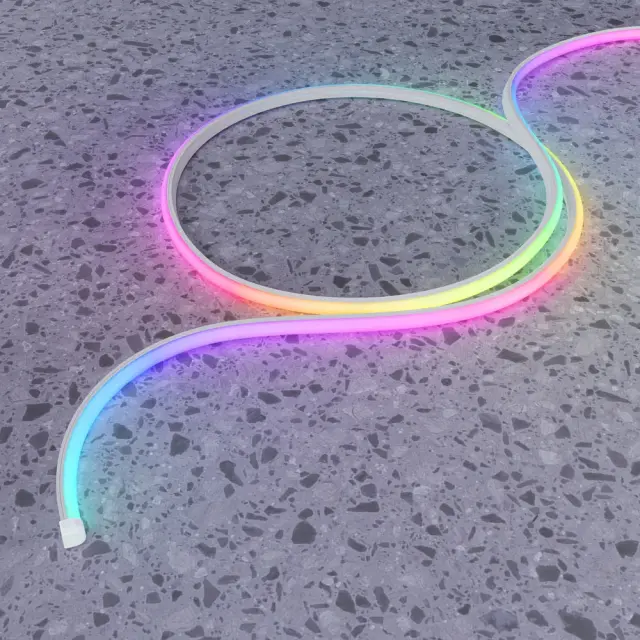 Гибкий неон 1313 24В 14,4Вт/м Цветная (RGB) IP67 5м