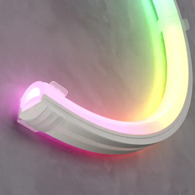 Гибкий неон 1313 24В 14,4Вт/м Цветная (RGB) IP67 5м, ракурс 3