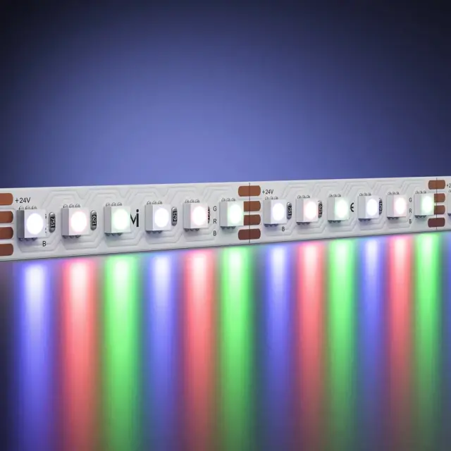 Светодиодная лента Ультра 24В 3838 14,4Вт/м Цветная (RGB) 5м IP 20 201131