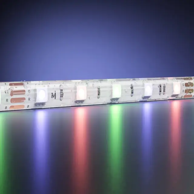 Светодиодная лента Ультра 24В 5050 14,4Вт/м Цветная (RGB) 5м IP 65 201140