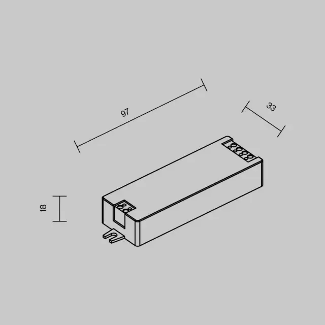 Контроллер SPI Цветной (RGB)+W 5-24В 168Вт, ракурс 3
