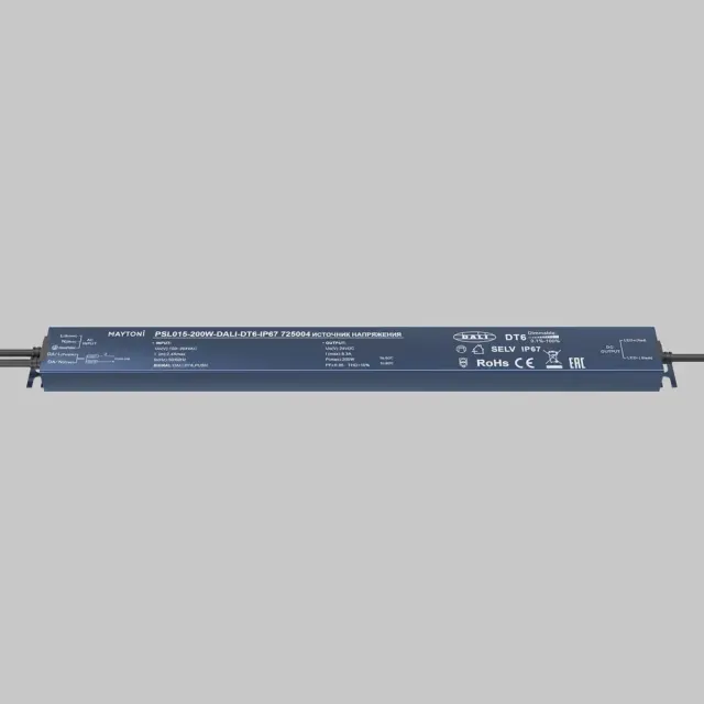 Источник напряжения 24В DALI DT6 200Вт IP 67, ракурс 2