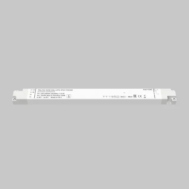 Источник напряжения 24В DALI DT6 150Вт IP 20, ракурс 2