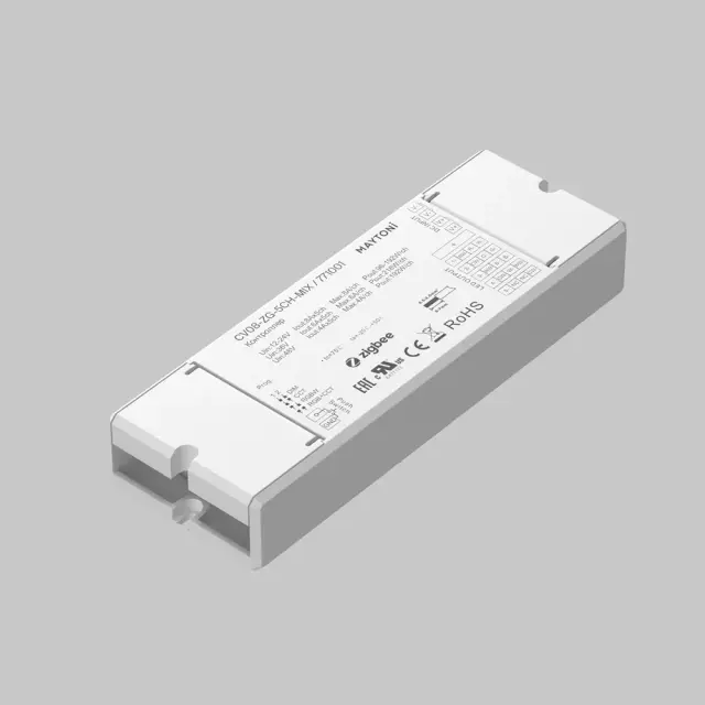 Контроллер ZIGBEE 12-48В Цветной (RGB) - Комбинированный (MIX) 216Вт