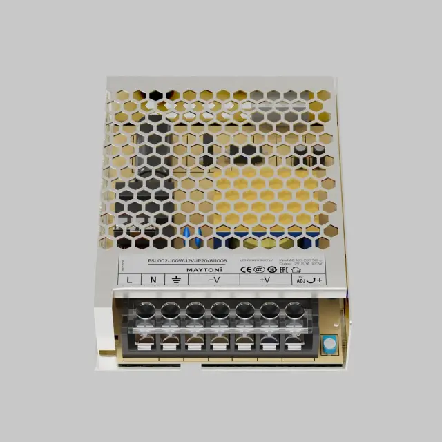 Источник напряжения PSL002 12В 100Вт IP 20 811008, ракурс 2