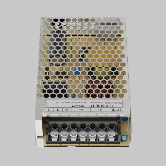 Источник напряжения PSL002 12В 150Вт IP 20 811009, ракурс 2