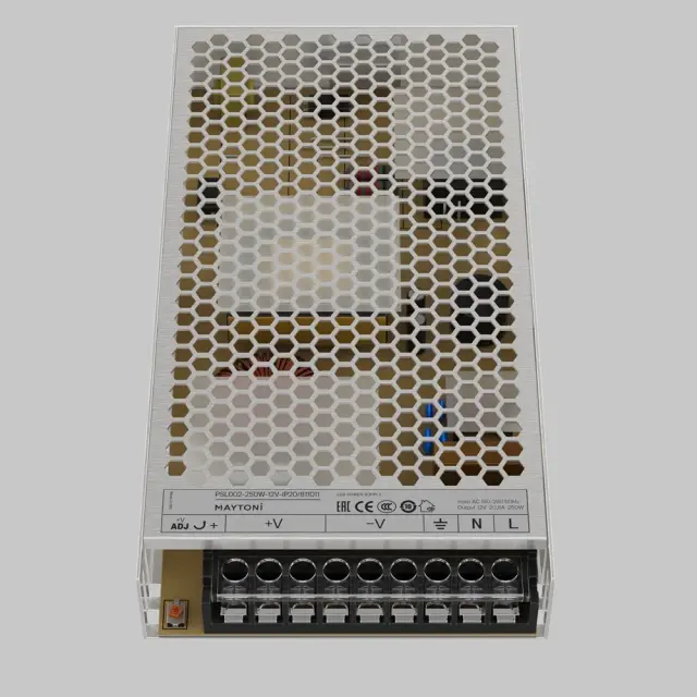 Источник напряжения PSL002 12В 250Вт IP 20 811011, ракурс 2