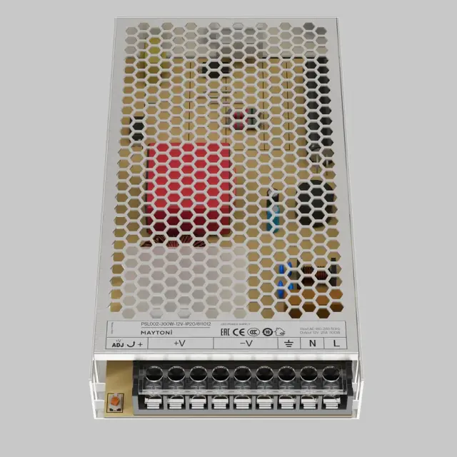 Источник напряжения PSL002 12В 300Вт IP 20 811012, ракурс 2